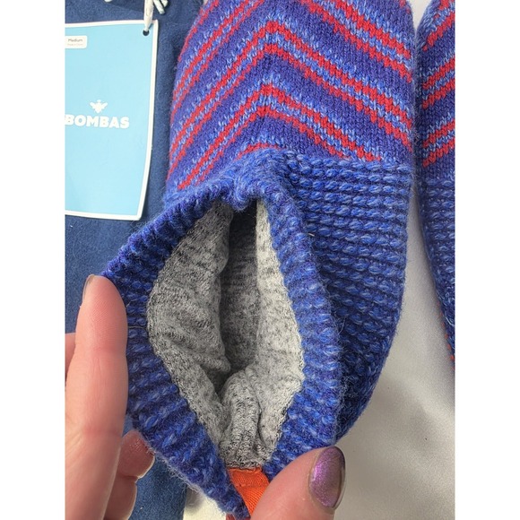 Bombas Gripper Slippers House Shoes Socks Women's Size M 9-11.5 NEW - Picture 5 of 7